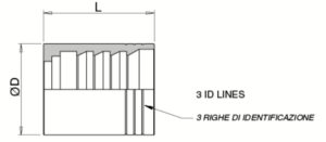 schema grafico - BOCCOLA PER TUBO SAE 100 R2A-4SP - AERTUBI s.r.l.