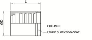 schema grafico - BOCCOLA PER TUBO SAE 100 R2AT - AERTUBI s.r.l.