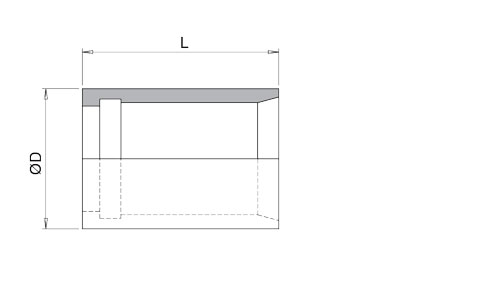Schema Grafico BOCCOLA PER TUBO PTFE AERTUBI S.r.l.