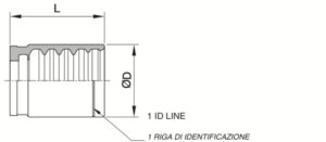 schema grafico - BOCCOLA PER TUBO 1SC, R1AT, 2SC - AERTUBI s.r.l.