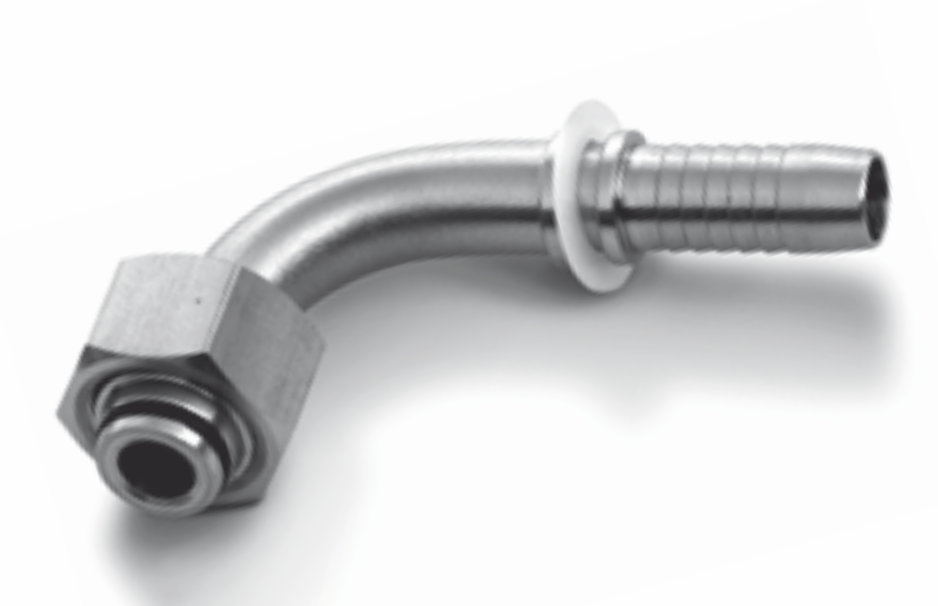 FEMMINA 90° Métrica CONO 24° O.r. – DIN 3865 SERIE S DIN 2353 AERTUBI S.r.l.
