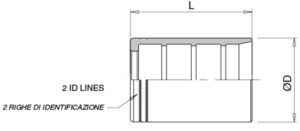 schema grafico - BOCCOLA PER TUBO SAE 100 R7 - AERTUBI s.r.l.