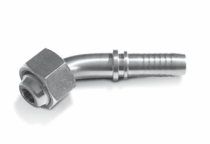 FEMMINA CURVA 45° CONO 24°/60° – DIN 3868 FILETTO Métrico AERTUBI S.r.l.
