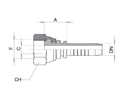 Schema Grafico FEMMINA DIRITTA GAS SEDE PIANA AERTUBI S.r.l.
