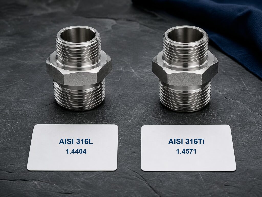 Tabella Comparativa 316L 316Ti Aertubi